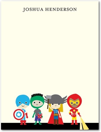 Super Hero Thank You Cards - Tiny Print