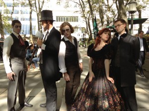 Abraham Lincoln: Vampire Slayer in Bryant Park for #NYCC