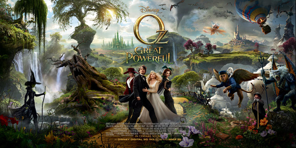 The Disney Movie List for 2013, including OZ - The Great and Powerful