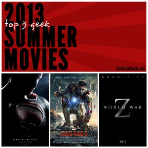 Top 5 Geek Summer Movies 2013