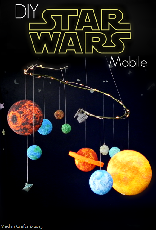 DIY Stars Wars Planet Mobile by Mad in Crafts