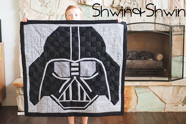 Darth Vader Quilt (Free Pattern) by Shiwn and Shiwn