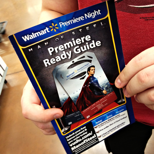 Man of Steel Walmart Prescreen Tickets 2