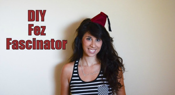 DIY Doctor Who Fez Fascinator