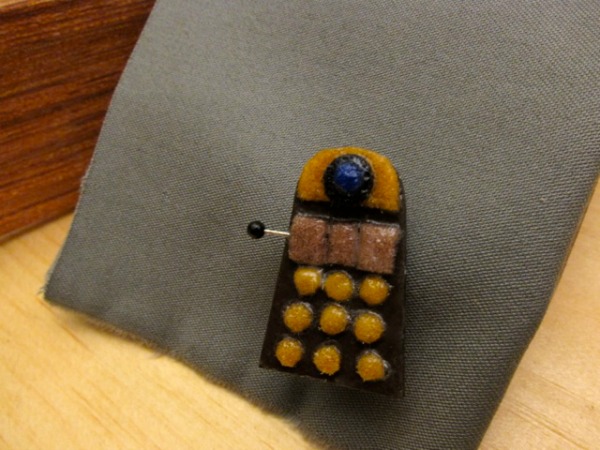 Mini Dalek Brooch 