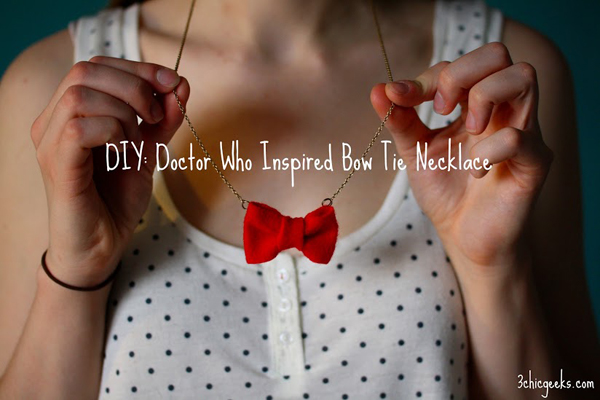 Doctor Who Bow Tie Necklace