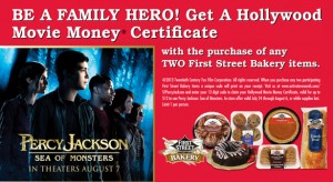 Free Percy Jackson Movie Ticket at Smart and Final