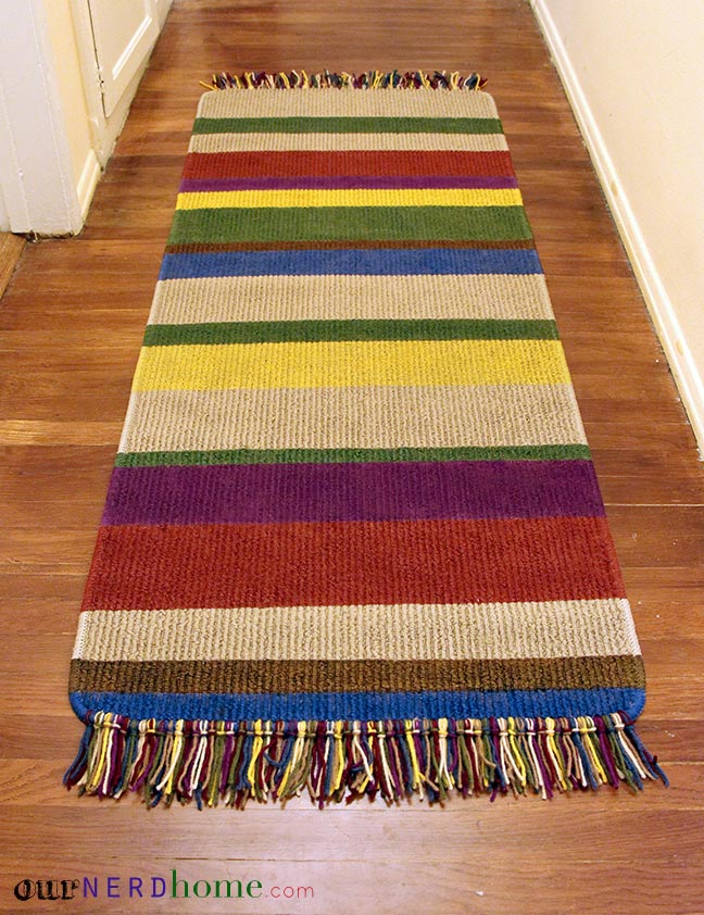 DIY Tom Baker Doctor Who Rug