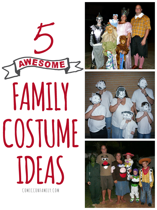 5 Family Costume Ideas for Halloween or Cosplay