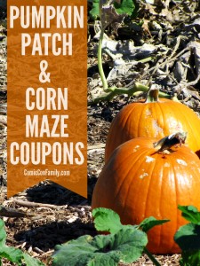 Pumpkin Patch and Corn Maze Coupons