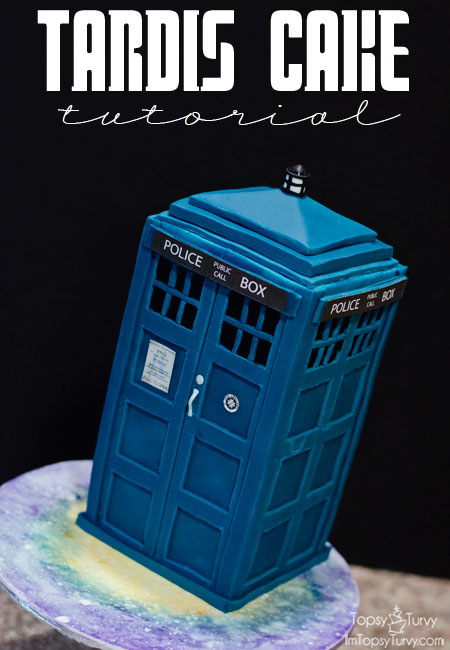 Tardis Cake Tutorial 