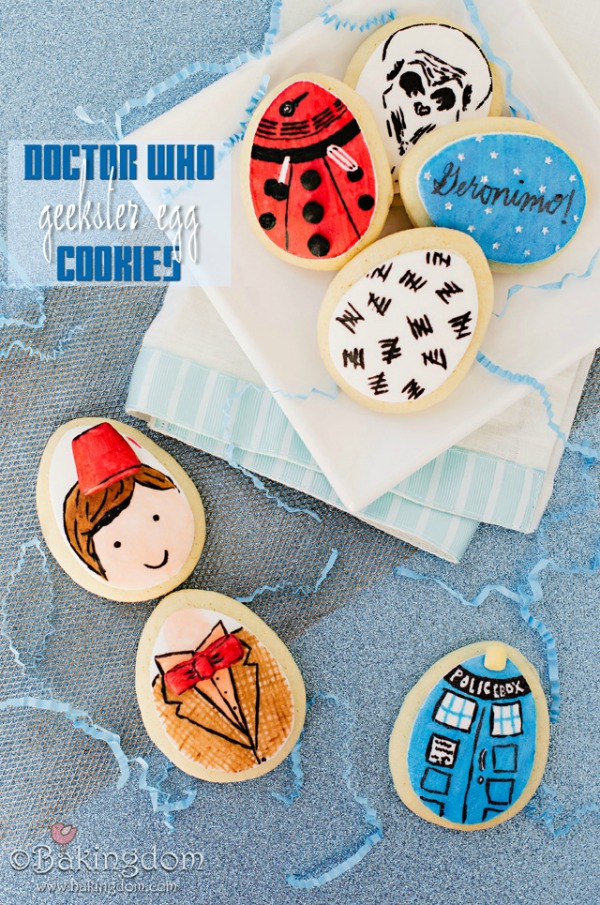 Doctor Who Geekster Egg Cookies