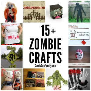 15+ Zombie Crafts -- fun DIY ideas for the zombie fans of all ages