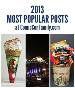 2013 Most Popular Posts at Comic Con Family