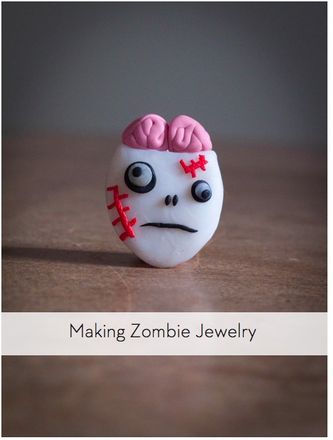 How to make zombie jewelry with sculpting clay 