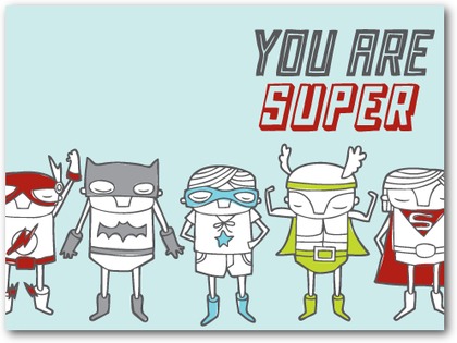 "Super Pals" Valentine Cards