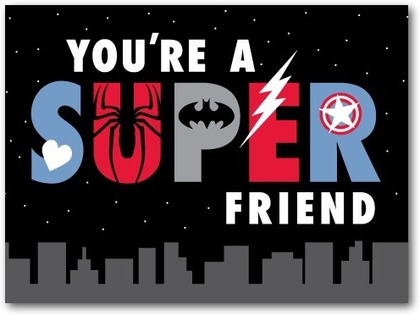 You're a Super Friend Valentine Card