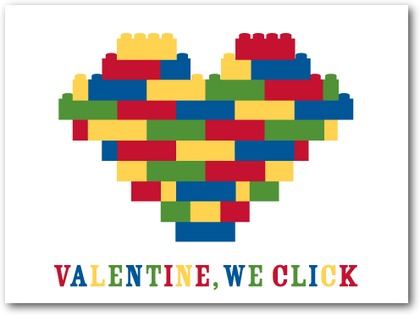 "We Click" Valentine Cards (sold in multiples)