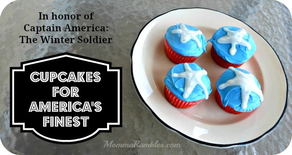 captain america cupcakes for americas finest