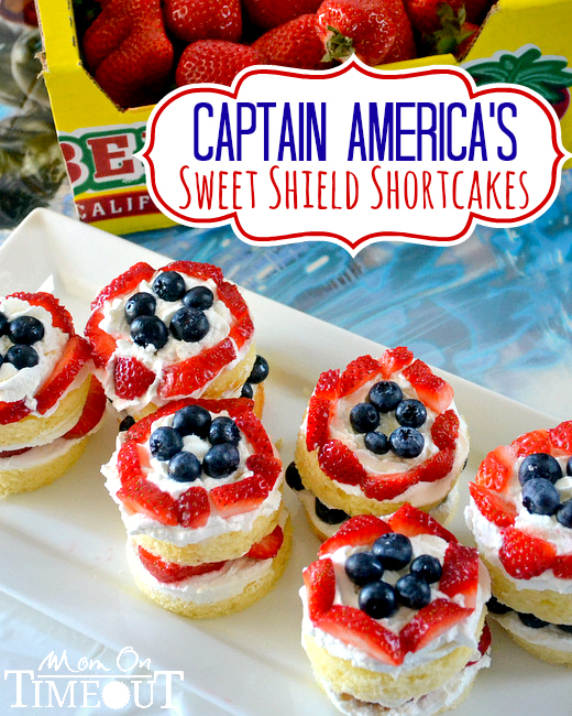 captain americas sweet shield shortcakes