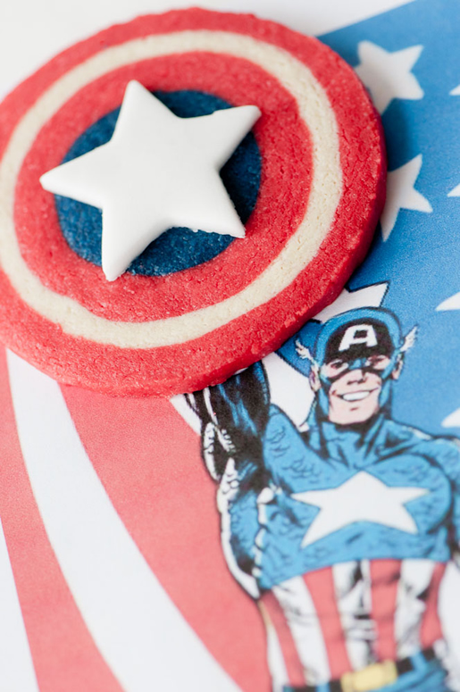 captain america cookies