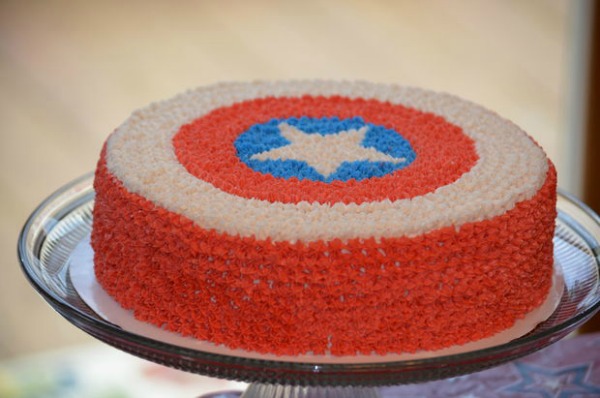 captain america cake