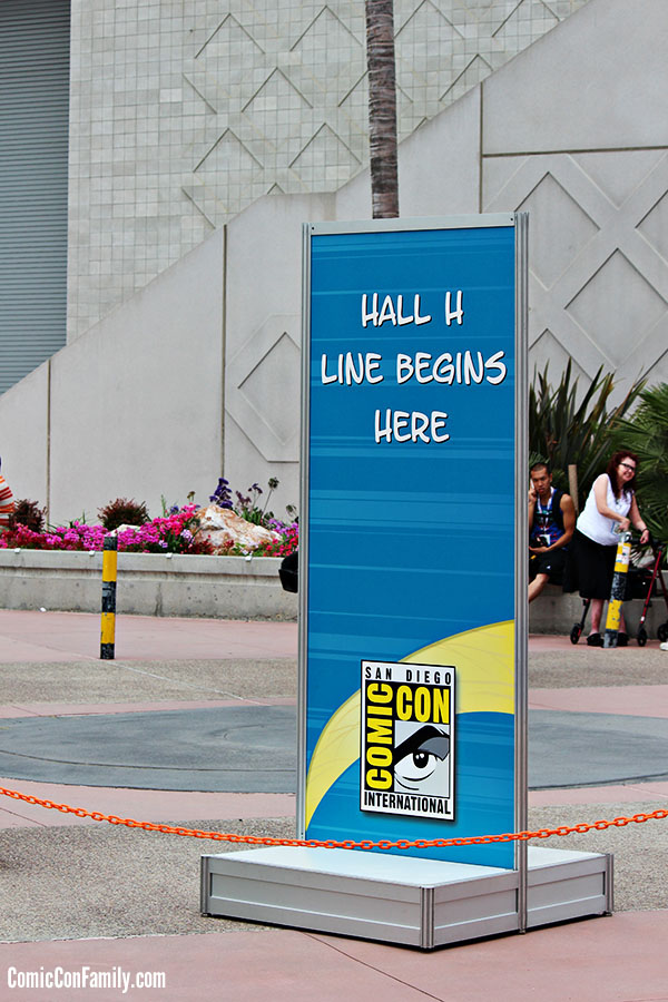 San Diego Comic-Con Hall H Line Sign #sdcc