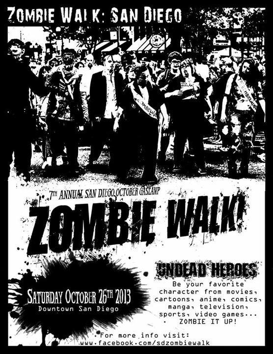 zombie walk - san diego