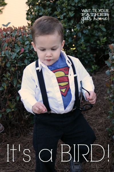 Clark Kent / Superman Toddler Costume by Wait Til Your Father Gets Home