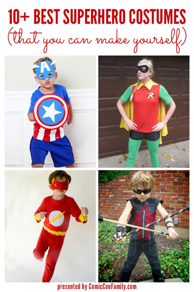 10+ Best Superhero Costumes (that you can make yourself) Comic Con Family