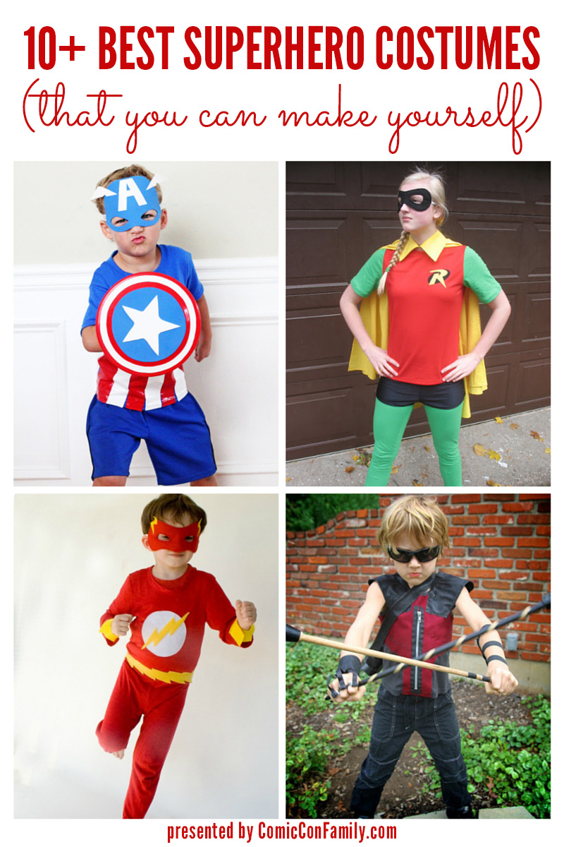 10 Best Superhero Costumes that You Can Make Yourself Comic Con Family