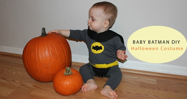 DIY Baby Batman Halloween Costume by Haberdashery Fun