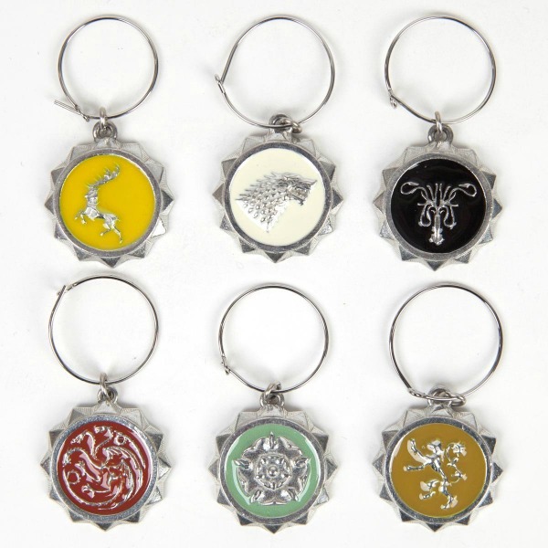 Game of Thrones Wine Charms 