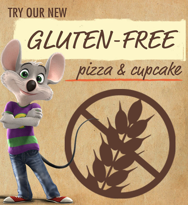 Gluten-Free Options at Chuck E Cheese