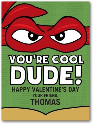 tmnt valentine day card