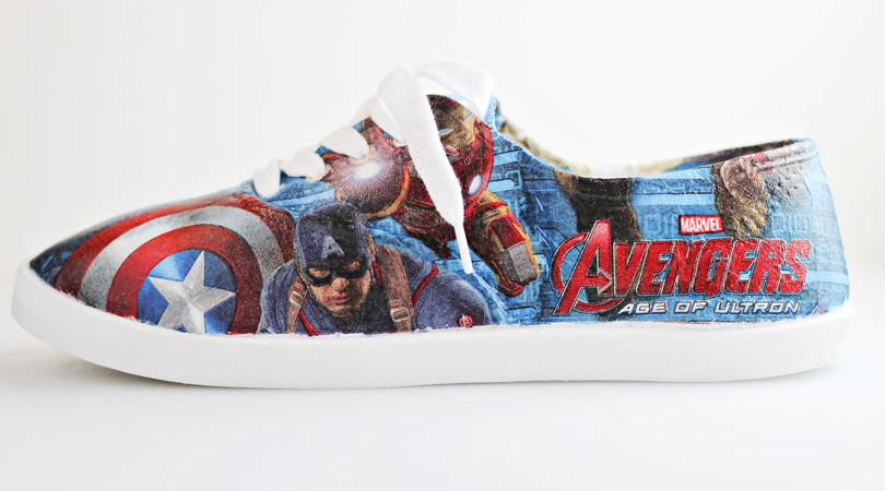 Craft Tutorial: DIY Avengers Superhero Shoes - Comic Con Family