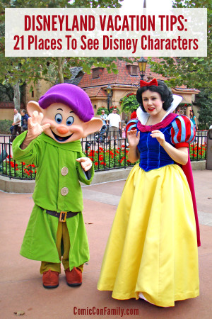 Disneyland Vacation Tips: 21 Places To See Disney Characters