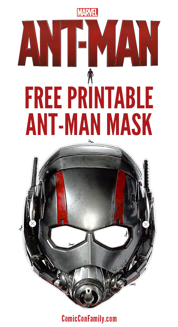 Free Printable Ant Man Mask Movie Costume Facts