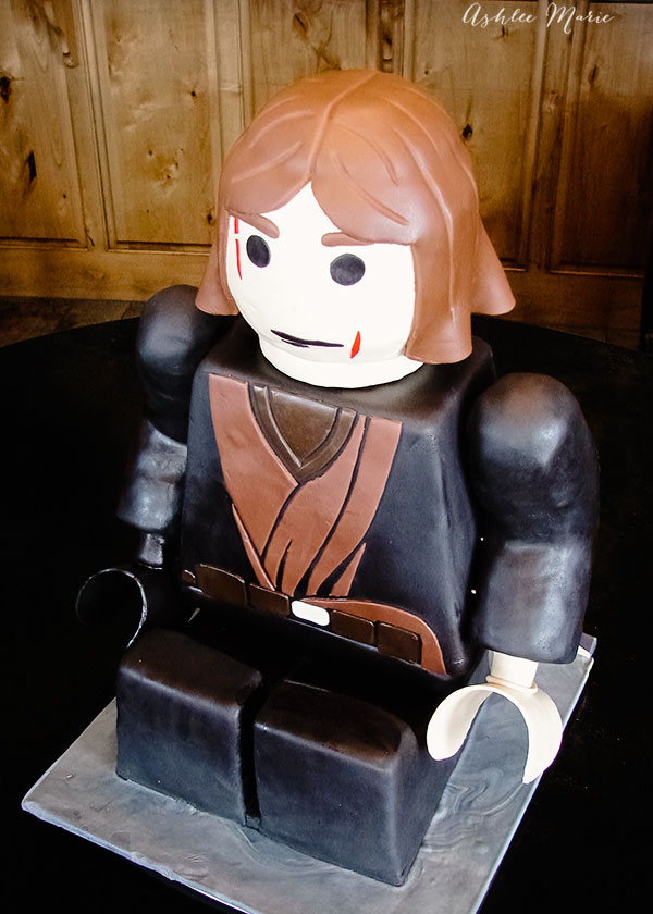 Lego Anakin Skywalker Sitting Birthday Cake by Ashlee Marie