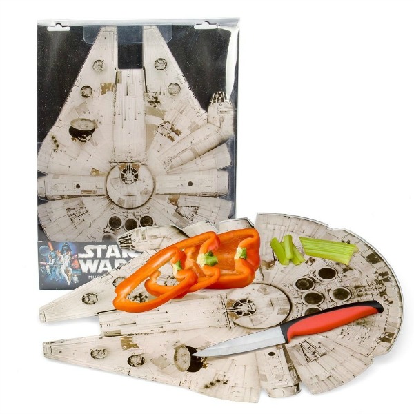 Star Wars Millennium Falcon Wooden Cutting Board