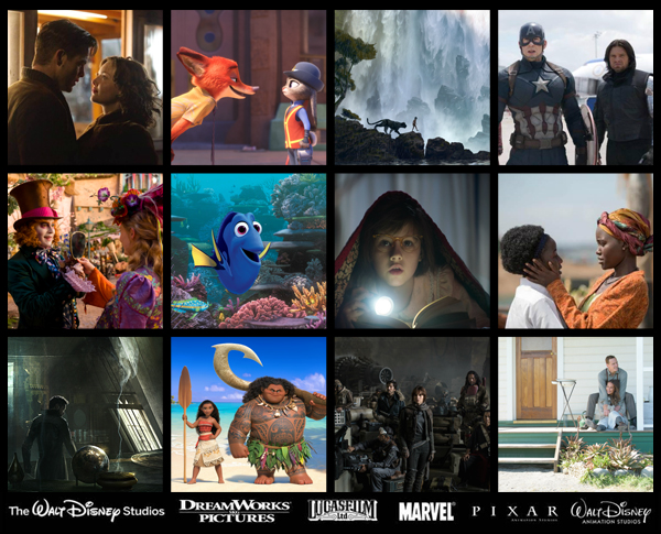 2016 List of Disney Movies - Comic Con Family