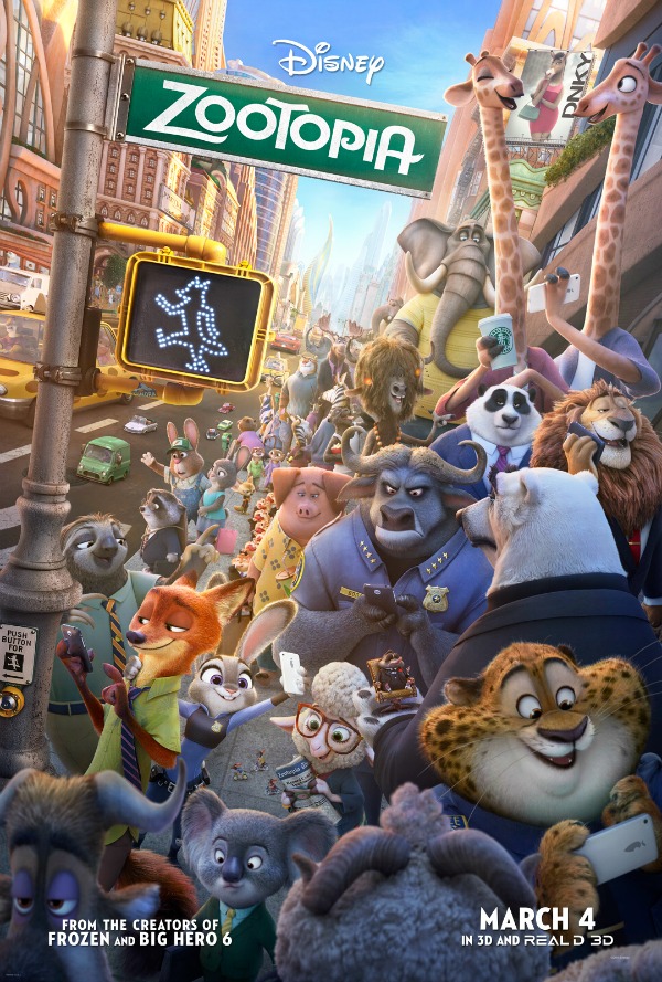 2016 List of Disney Movies: Zootopia