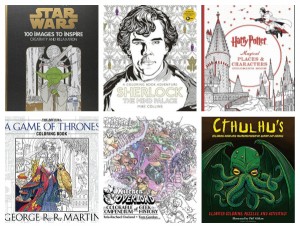 15+ Geeky Pop Culture Coloring Books for Adults