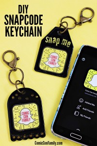 DIY Snapchat Snapcode Keychain Craft