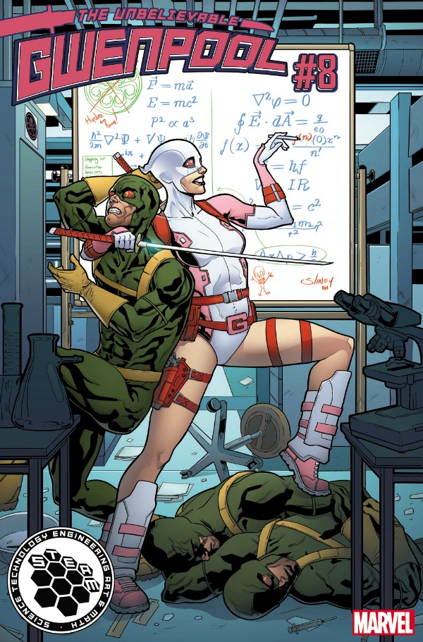Marvel Comics STEAM Variant: The Unbelievable Gwenpool #8 by Will Sliney