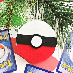 Pokemon Pokeball Christmas Ornament Craft