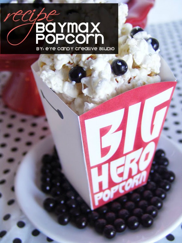 Baymax Popcorn Recipe