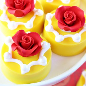 Disney's Beauty and the Beast Party Idea - Chocolate Dipped Oreo Cookies Recipe