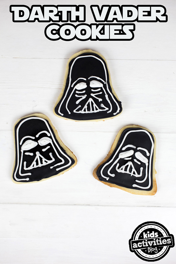 Darth Vader Cookies Recipe by Kids Activities Blog