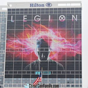 Hilton San Diego Bayfront Hotel Wrap for Comic-Con 2017 - LEGION